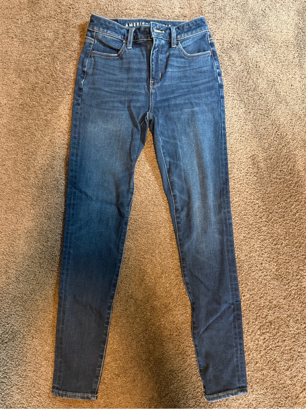 American Eagle Outfitters Dark Blue Skinny Jeans